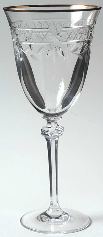 Wellesley Gold Water Goblet by Royal Doulton-1