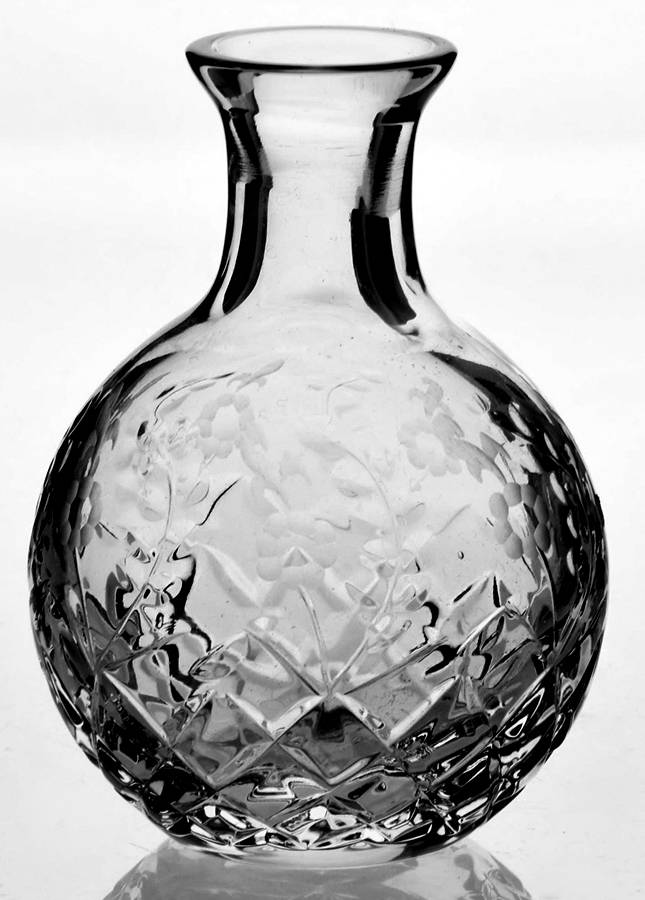 Gallia Round Perfume Bottle No Stopper by Rogaska-1