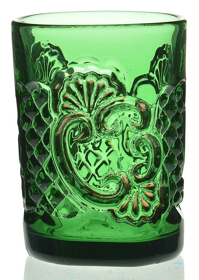 Croesus Green (Emerald) Flat Tumbler by Riverside-1