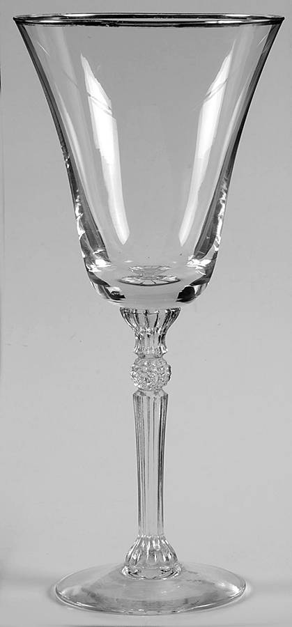 Platino Water Goblet by Riekes-Crisa-1
