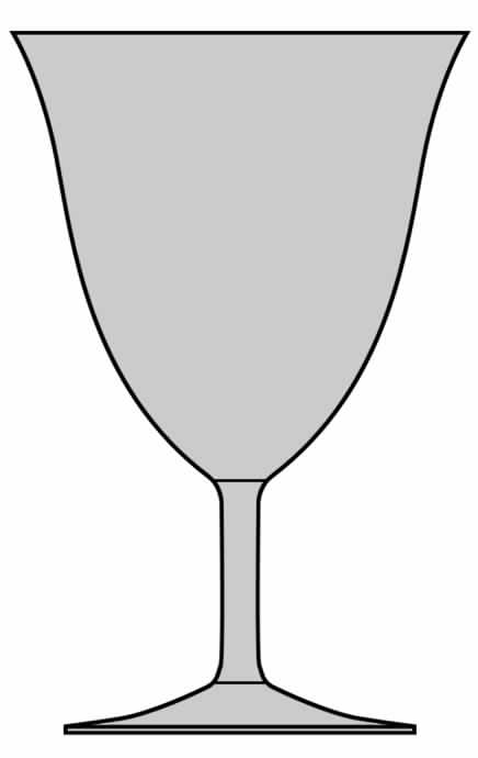 Daphne Smoke Water Goblet by Royal Leerdam - Netherland-1