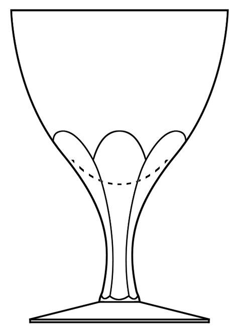 Olivia Water Goblet by Royal Leerdam - Netherland-1