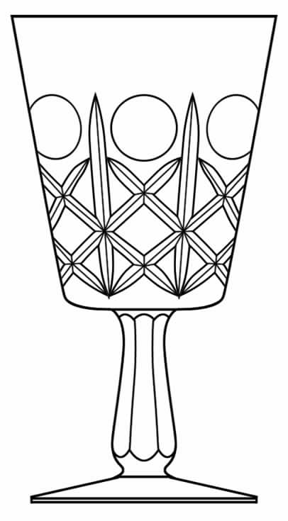 RLE4 Water Goblet by Royal Leerdam - Netherland-1