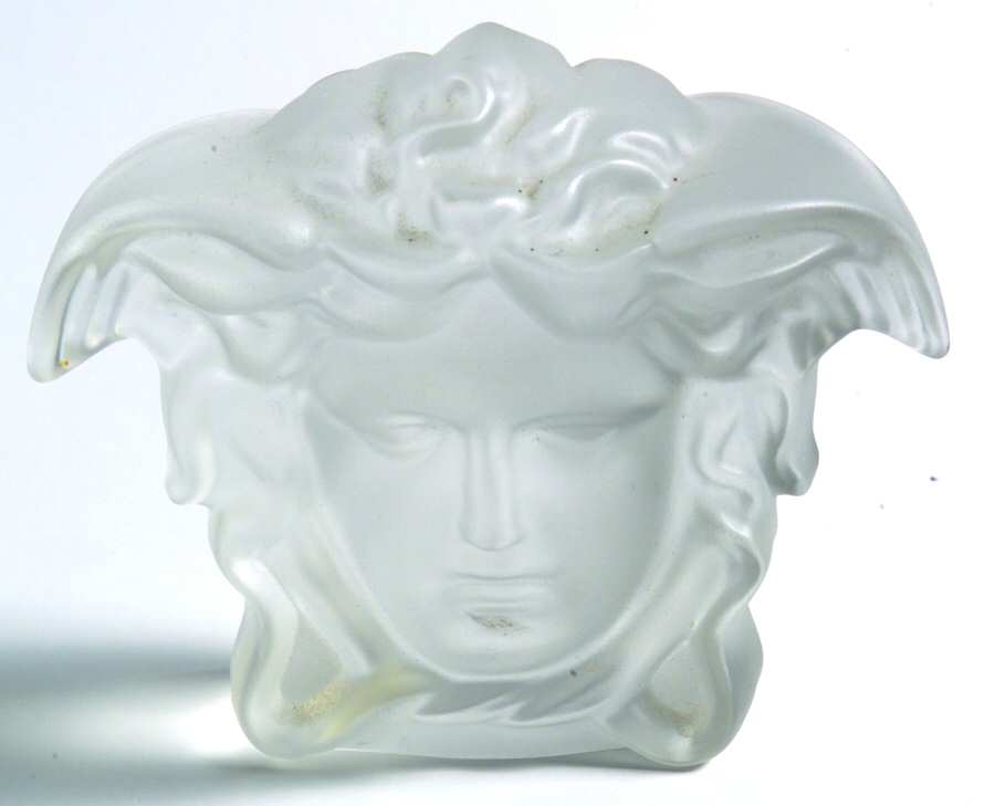 Medusa Lumiere Clear Paperweight by Rosenthal-1