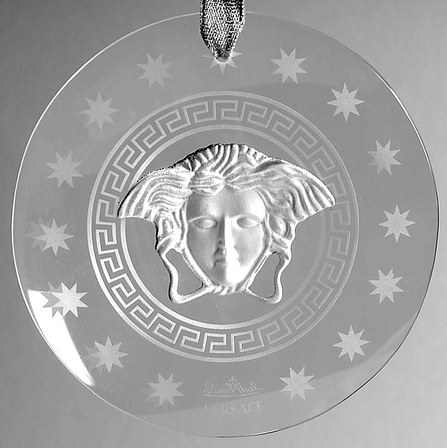 Medusa Lumiere Clear Sun Catcher/Ornament by Rosenthal-1