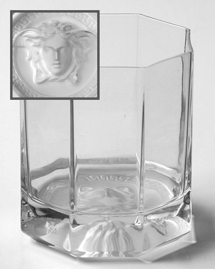 Medusa Lumiere Clear Whiskey Glass by Rosenthal-1