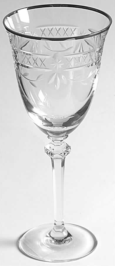 Wellesley Platinum Water Goblet by Royal Doulton-1