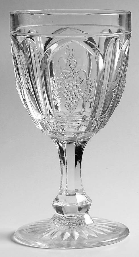 Grape Clear Water Goblet by Red Cliff-1