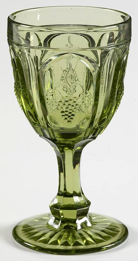 Grape Avocado Water Goblet by Red Cliff-1