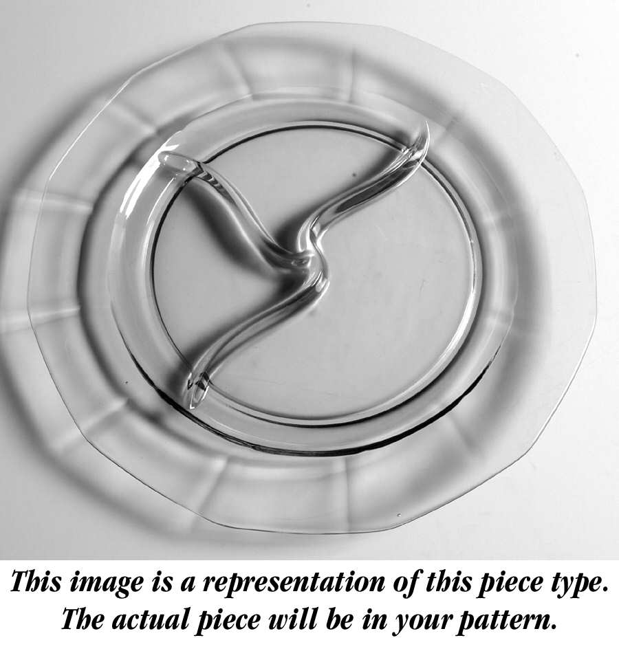 June Clear Grill Plate by Fostoria-1