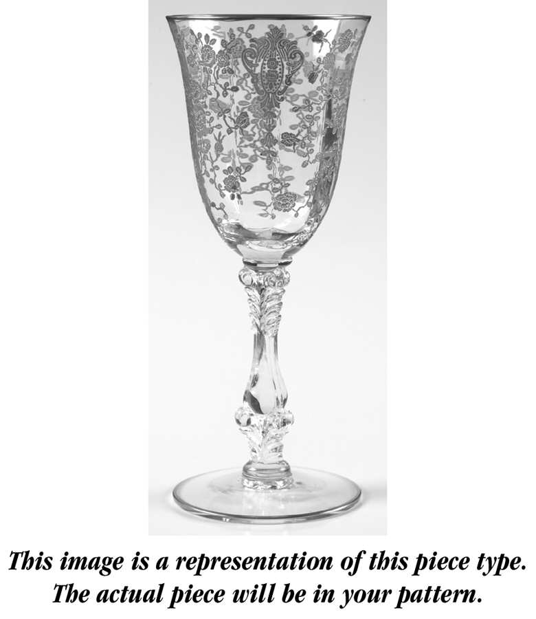 Portia Clear (Stem 3121 Gold Trim) Claret Wine by Cambridge-1