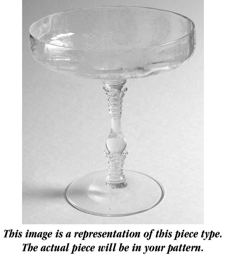 Maryland Clear (Stem 3776) Round Compote (Height X Width) by Cambridge-1