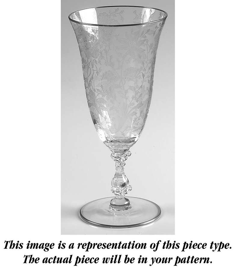 Portia Clear (Stem 3121 Gold Trim) 10 Oz Footed Tumbler by Cambridge-1