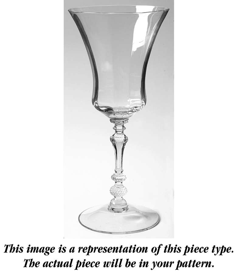 Gadroon Moonlight Blue Water Goblet by Cambridge-1