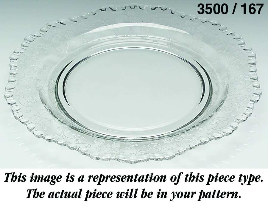 Gadroon Crown Tuscan 7" Salad Plate (Shape 3500) by Cambridge-1