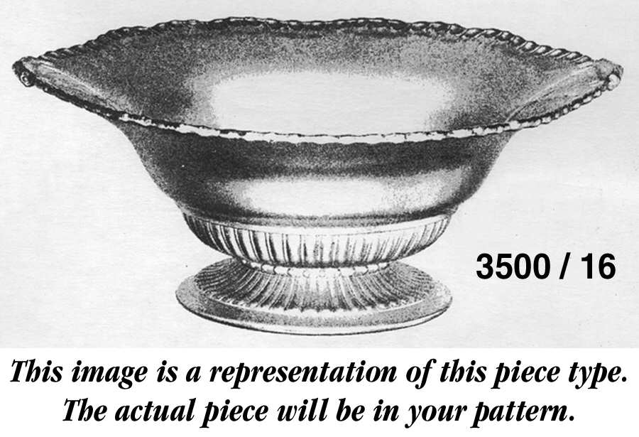 Elaine Clear (Stem 3500) 12" Handled Footed Bowl by Cambridge-1