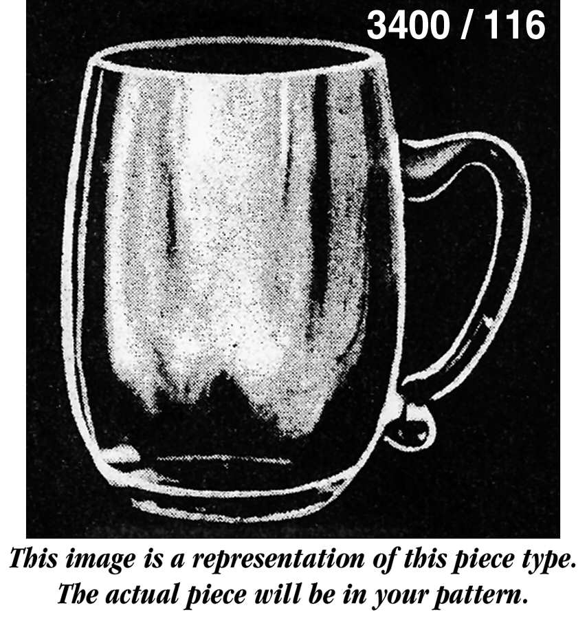 3400 Heatherbloom 3400/116 13 Oz Handled Stein by Cambridge-1