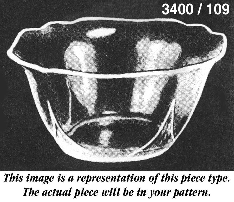 3400 Heatherbloom 6" Grapefruit Bowl (Shape 3400) by Cambridge-1