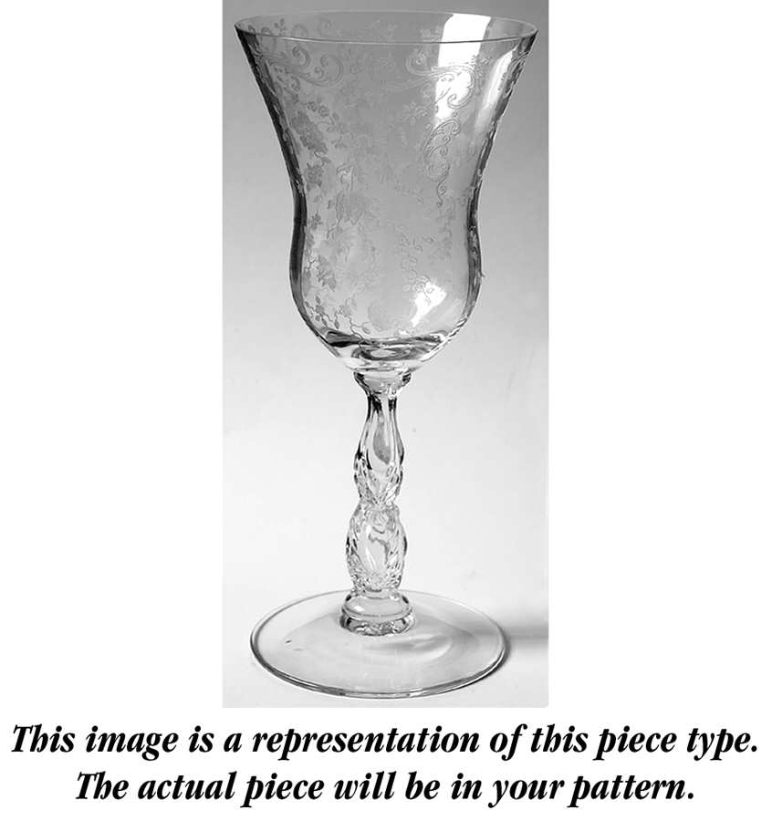 Martha Emerald Green Water Goblet by Cambridge-1