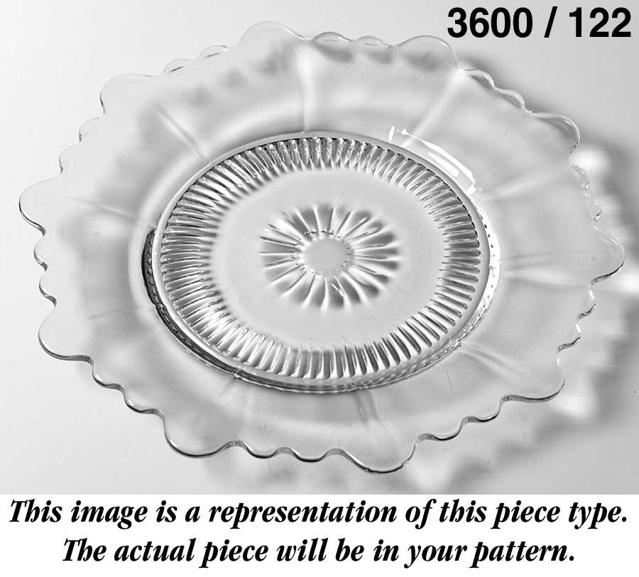 Blossom Time #122 Martha 8" Salad Plate by Cambridge-1
