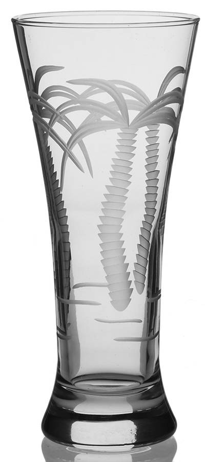 Palm Tree Pilsner Glass by Rolf Glass-1