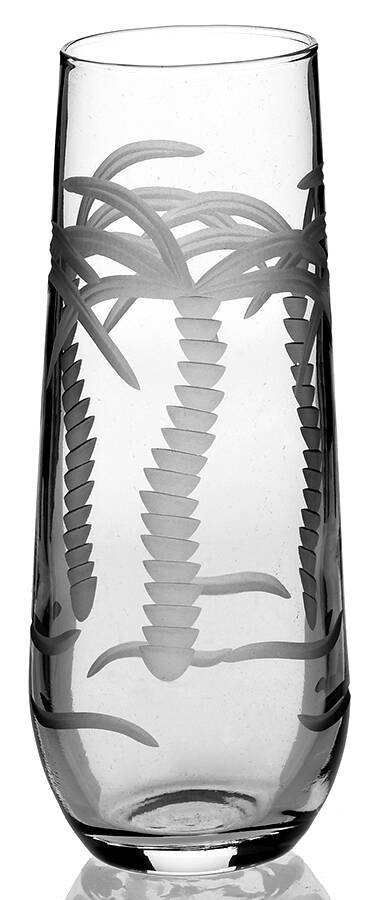 Palm Tree Stemless Fluted Champagne by Rolf Glass-1
