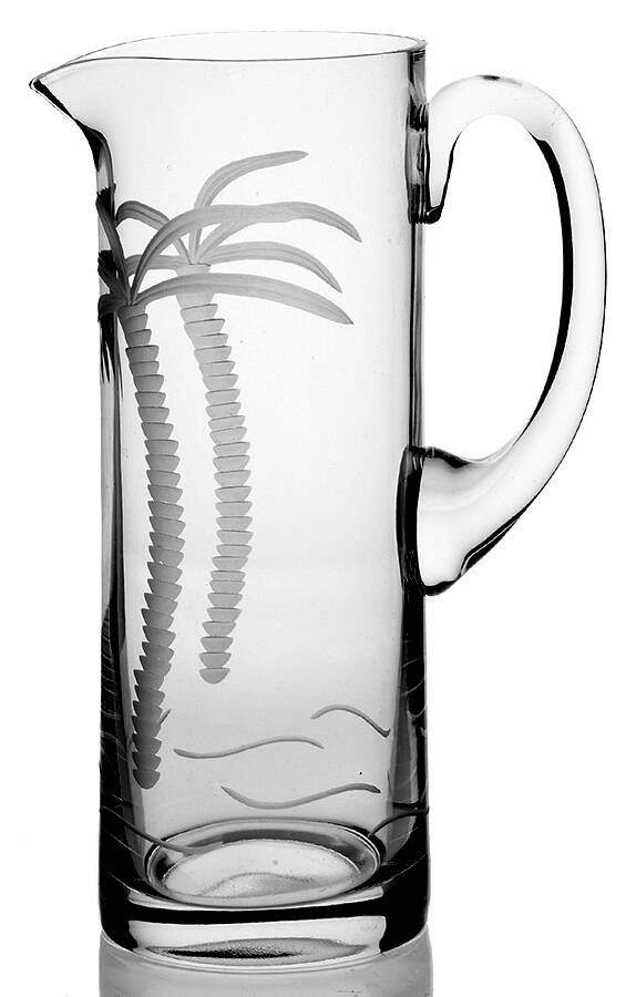 Palm Tree 45 Oz Pitcher by Rolf Glass-1