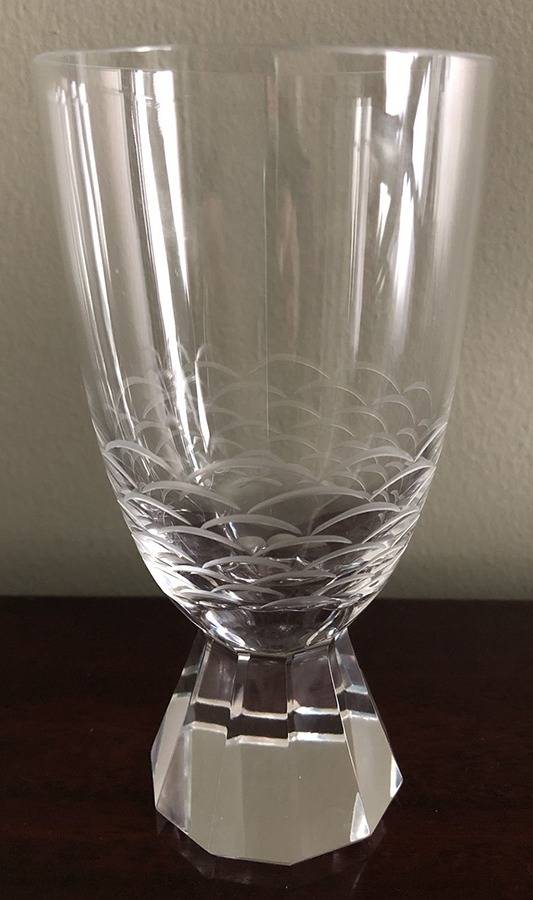 New Look (Multisided Stem) Water Goblet by Rosenthal-1