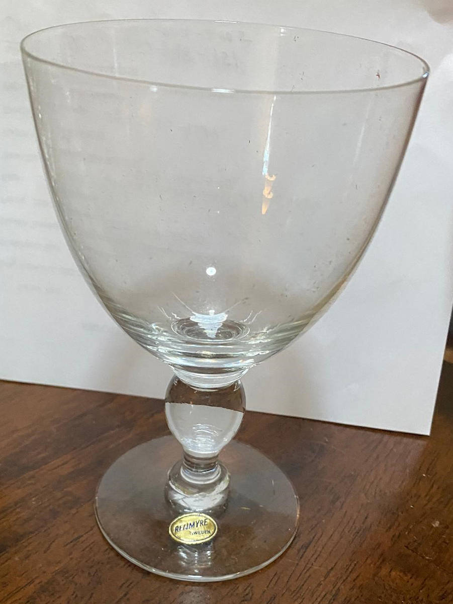 Stockholm Water Goblet by Reijmyre-1
