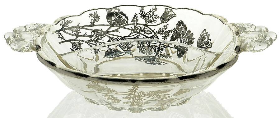 Flanders Clear 8" Round 2 Part Relish by Silver City-1