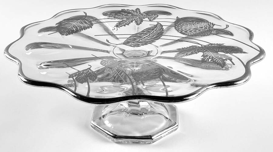 Forest Round Cake Stand by Silver City-1
