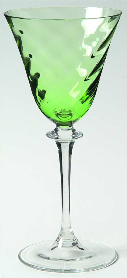 Garda Green (Swirl Optic) Sherry Glass by F Schmidt-1