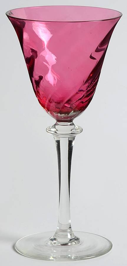 Garda Rose (Swirl Optic) Sherry Glass by F Schmidt-1