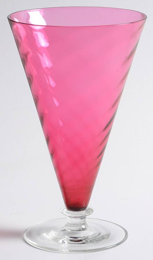 Garda Rose (Swirl Optic) 8 Oz Footed Tumbler by F Schmidt-1