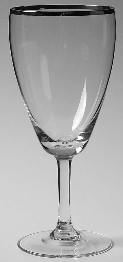 Platinum Sovereign Water Goblet by Schneegattern-1