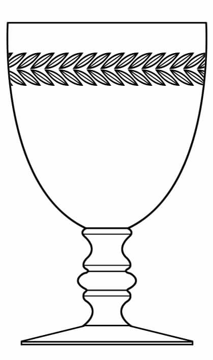 Cut 121-3 Water Goblet by Seneca-1
