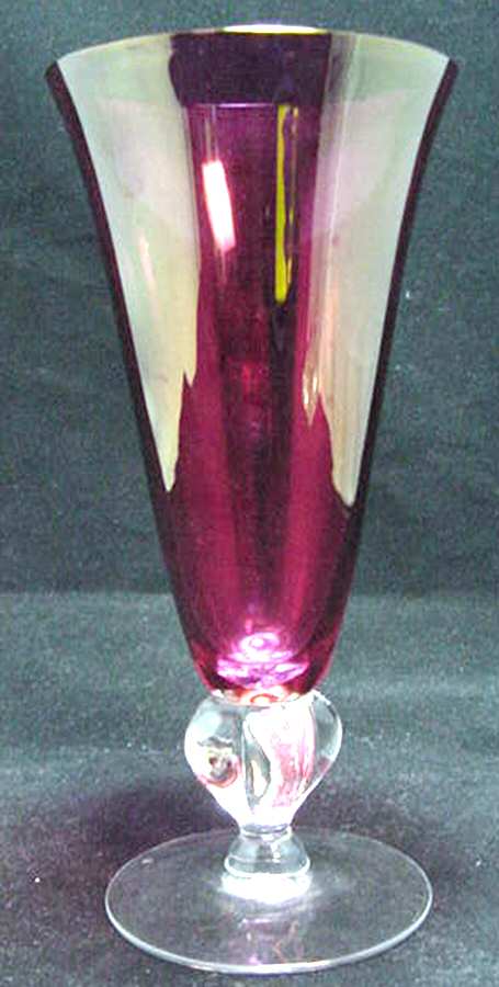 520 Cranberry Flashed Fluted Champagne by Seneca-1