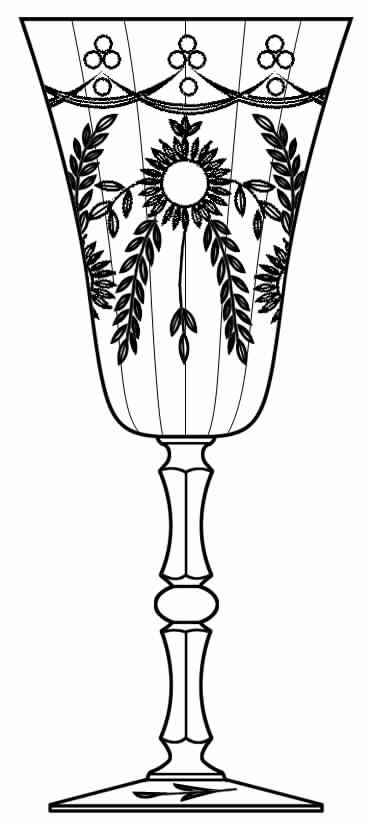 Cut 692 Water Goblet by Seneca-1