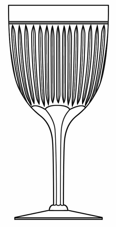Cut 725 Water Goblet by Seneca-1