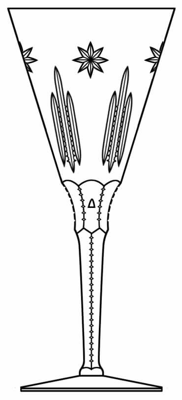 Cut 726 Water Goblet by Seneca-1