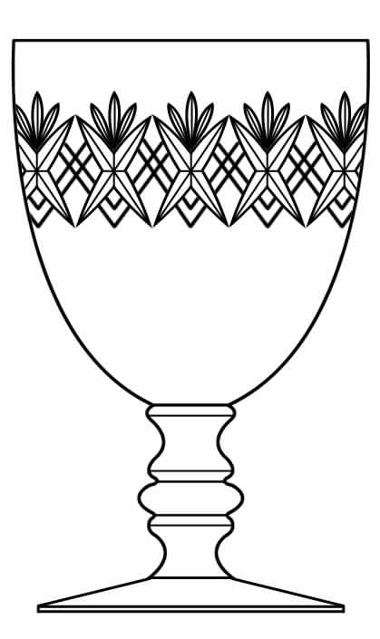 Cut 783 Water Goblet by Seneca-1