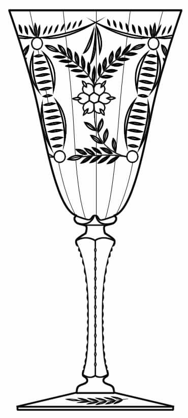 Cut 790 Water Goblet by Seneca-1