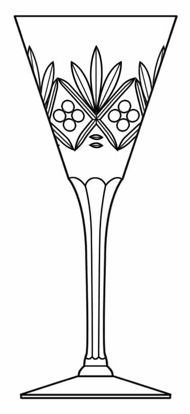 Cut 864 Water Goblet by Seneca-1