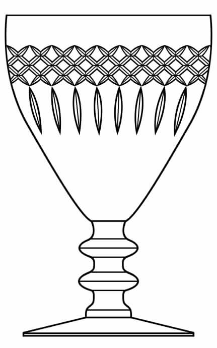 Cut 936 Water Goblet by Seneca-1