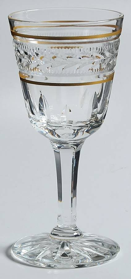 Gold Brocade Cordial Glass by Seneca-1