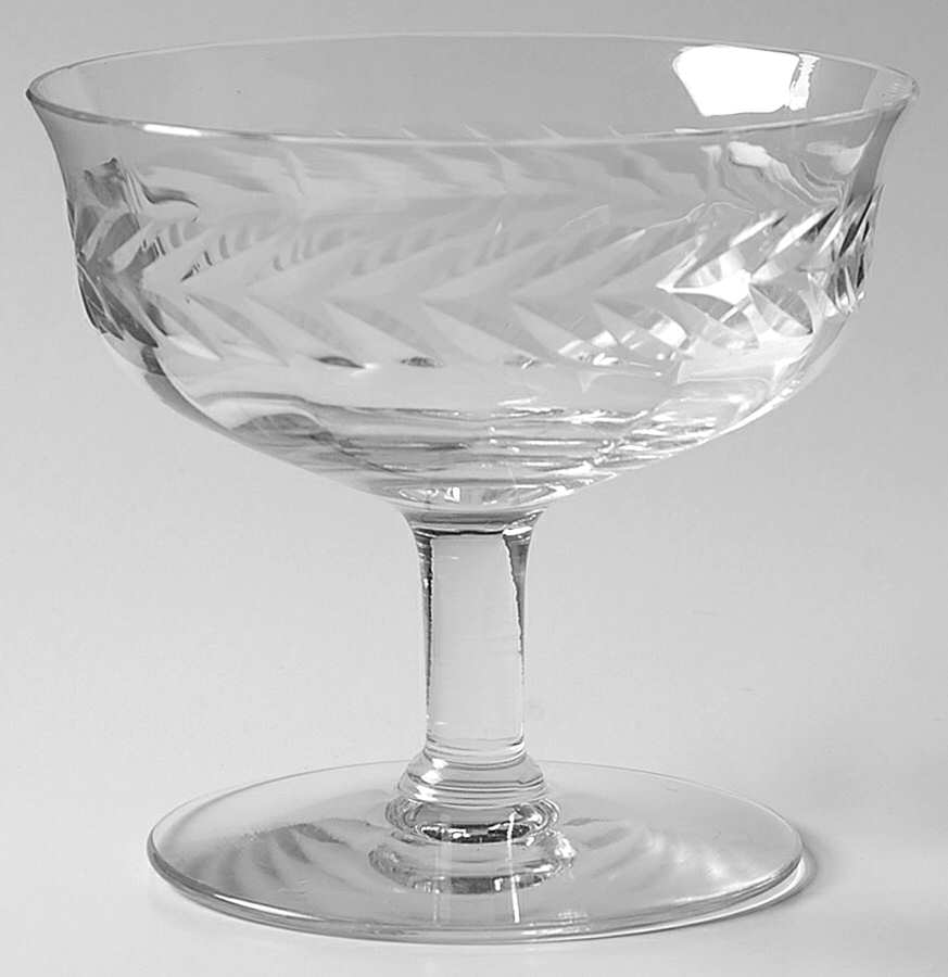 Laurel Wreath-Clear Low Sherbet by Seneca-1