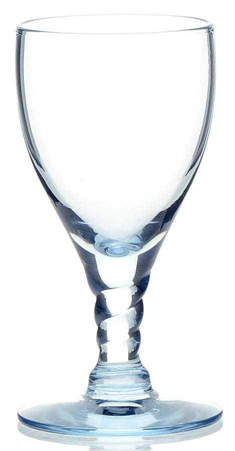 Pirouette Blue Wine Glass by Seneca-1