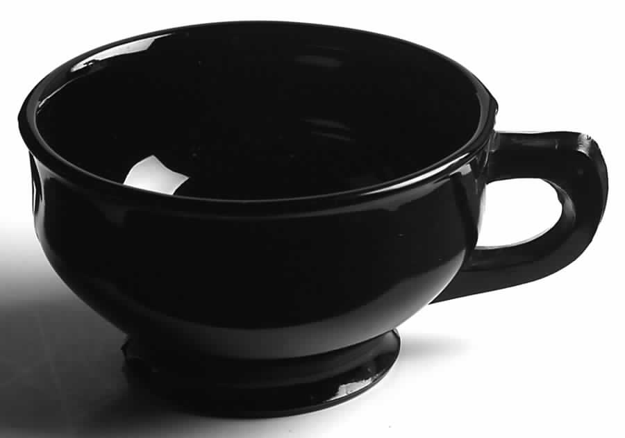 Mt. Pleasant Black (Black Amethyst) Cup Only by Smith Glass -1