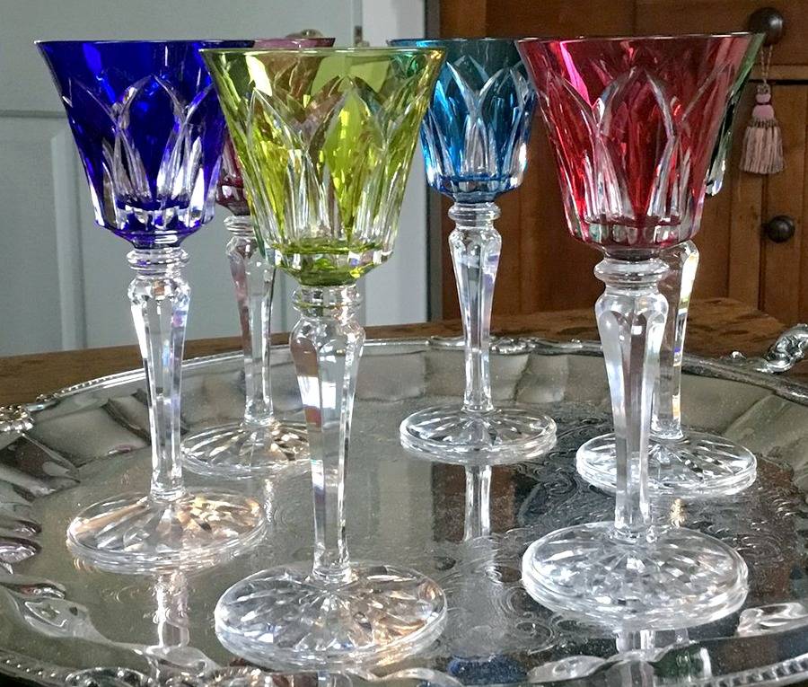 Camargue (Cut) Ruby Colored Wine by St Louis-1
