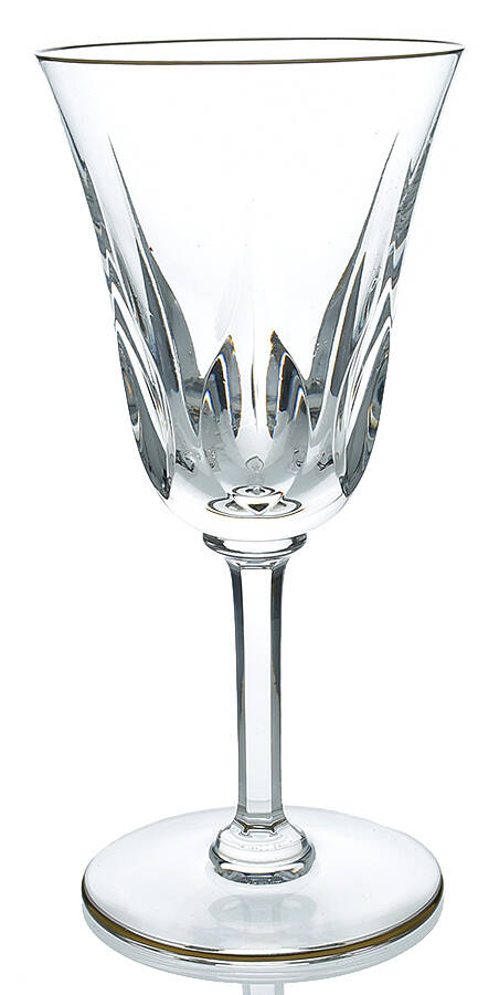 Cerdagne Gold Continental Goblet by St Louis-1